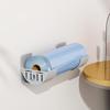 2Pcs No-Drill Kitchen Storage Rack Set, Multi-Functional Fresh Film Garbage Bag Organizer for Cabinet Refrigerator Side
