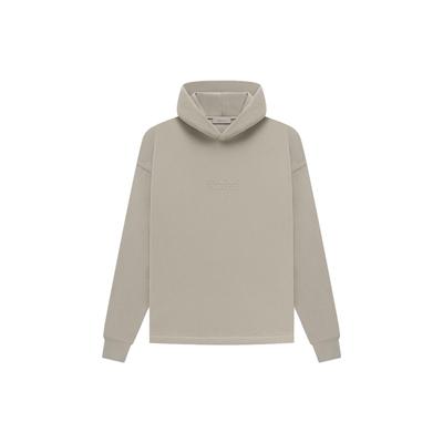 Fear of God Непринужденная теплая толстовка с флисовой подкладкой Essentials, мужская толстовка с капюшоном, серая, FOG-SS23-335