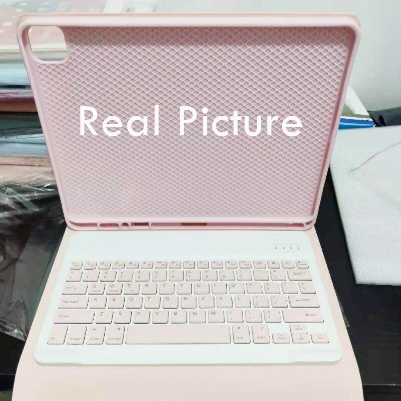 Клавиатура для iPad Pro 12,9, силиконовый флип-чехол с держателем для карандашей, чехол для iPad 12,9 дюймов, 3-й, 4-й, 5-й