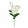 Silk Petals Eustoma Artificial Flowers 3 Heads Faux Flower  Desktop Ornament