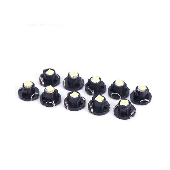 (10 Pcs) Blue T3 Neo Wedge 1-SMD LED Cluster trument Dash Climate Light Bulbs