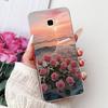 For Samsung J4 Plus Case Clear Cute Fashion Flowers Cool Painted Back Cover For Samsung Galaxy J4+ Phone Case SM-J415F SM-J415G
