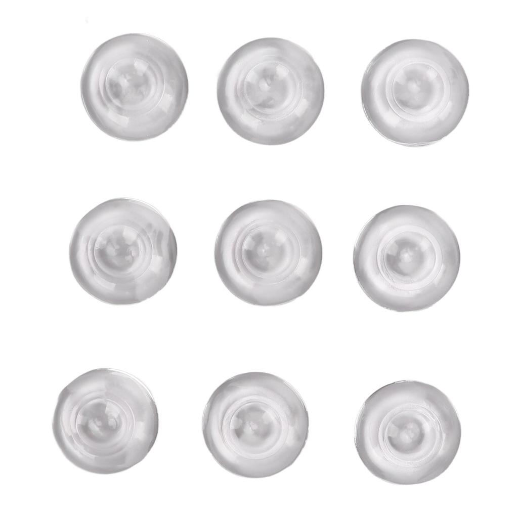 9 шт. прозрачный дверной бампер супер клейкий шумоподавляющий многоразовый силиконовый протектор стены для Doo