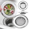 1PCS Kitchen Sink Filter Stainless Steel Mesh Sink Sink Trap Bathroom Screen Strainer Waste Filter Drain Hole Filter Strain