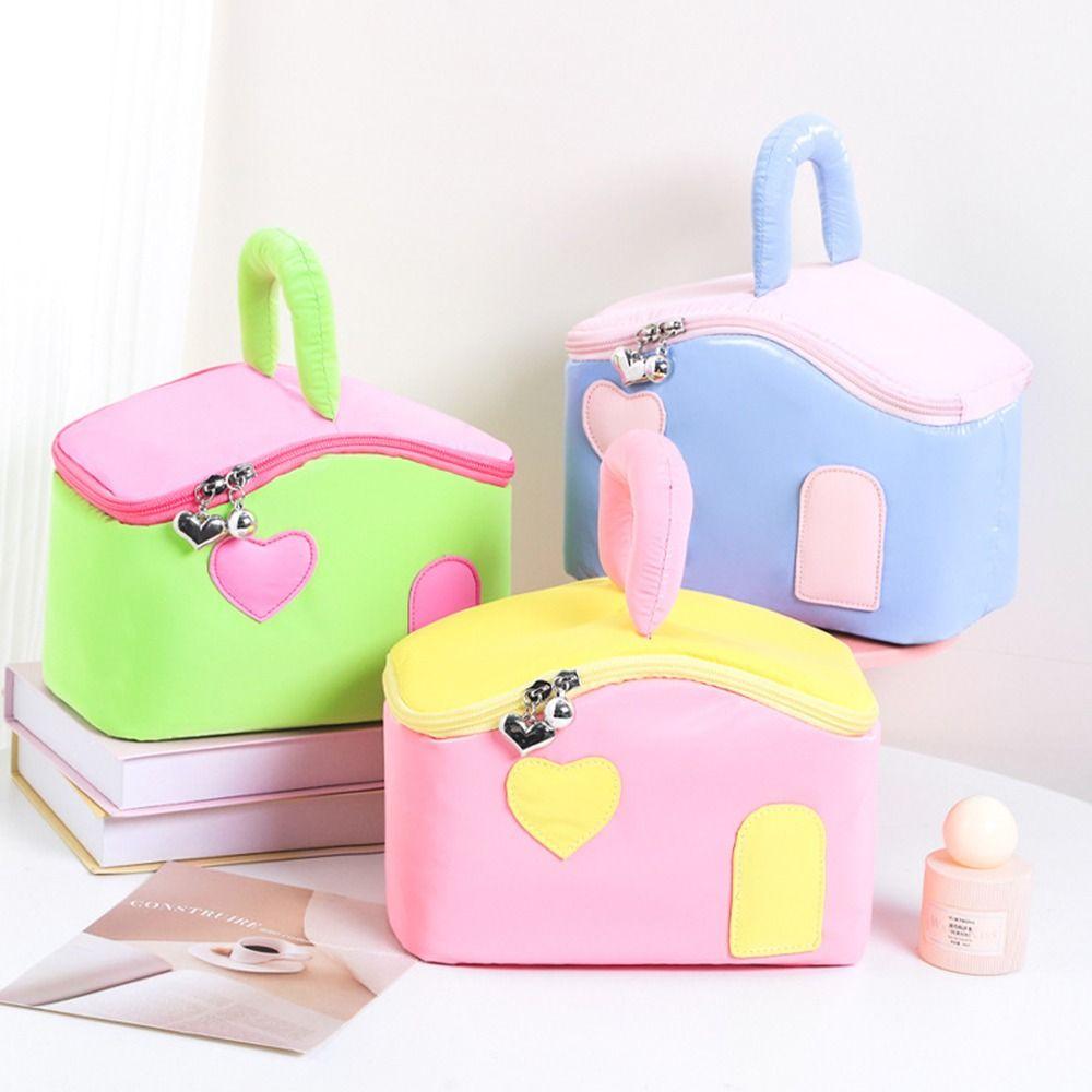 Korean Style Cosmetic Storage Bags Large Capacity Travel Wash Handbag Bath Wash