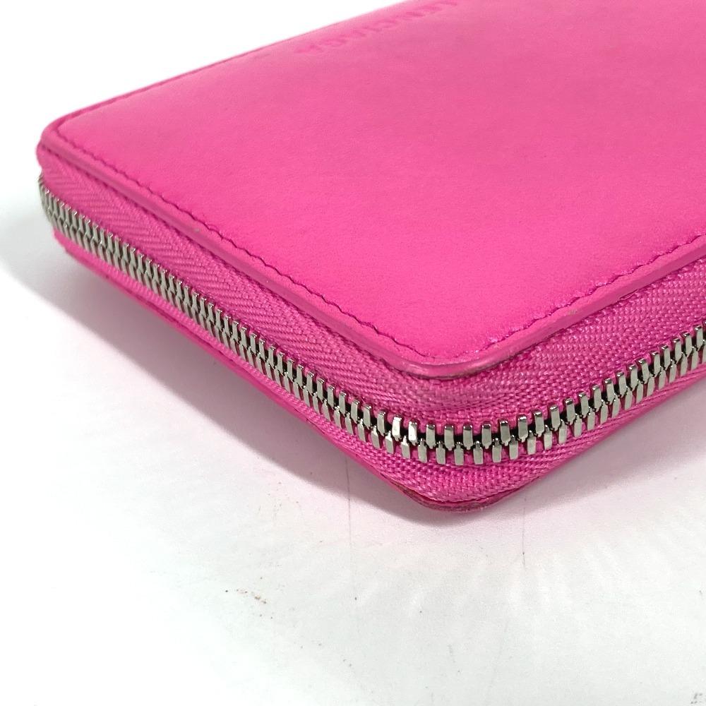 BALENCIAGA 659224 Compact wallet With logo strap Zip Around Folded wallet