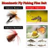 Fishing Lures - 6/10Pcs/Box Realistic Moth Butterfly & Caddisfly Dries Mixed Bait Lure Kit Fishing for Trout Artificial Bait