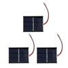 1/2/3 Pcs 0.3W 5V/0.2W 4V Solar Epoxy Panel Polysilicon Board with Wire Mini Solar System Module for Battery Power Charger Solar