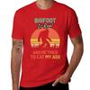 Bigfoot is Real And He Tried to Eat My Ass T-Shirt tops boys whites plus sizes mens cotton t shirts