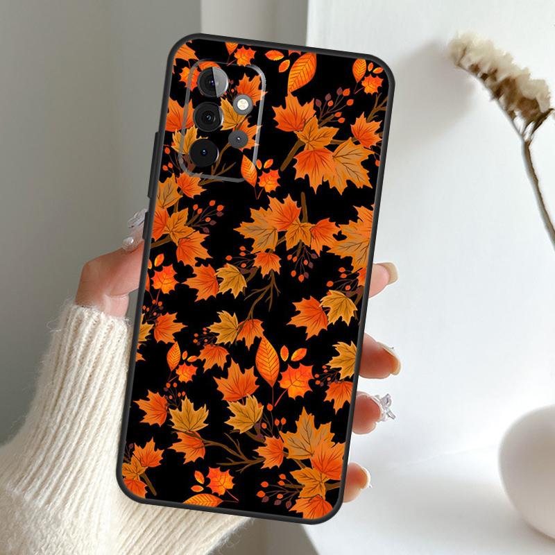 Осенние Листья Тыква Хэллоуин Чехол Для Samsung Galaxy A55 A15 A35 A56 A06 A16 A26 A36 A32 A52 A13 A33 A53 A14 A34 A54 A17