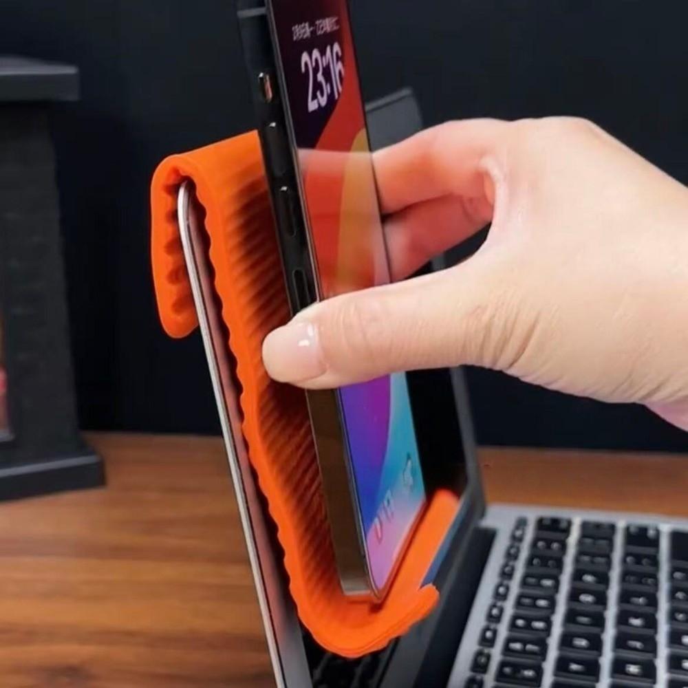 Non-Slip Silicone Foldable Phone Holder Flexible Airplane Phone Holder Gifts Phone Stand