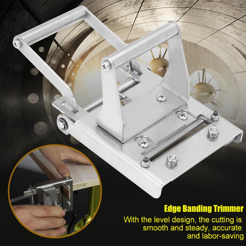 Stainless Steel Portable End Cutter Edge Banding Trimmer for Straight Round Finished
