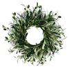 Artificial Garland Peace Olive Leaf Wreath Ornaments Olive Branch Door Ring Wedding Decoration Holiday Window Home Ornaments