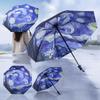 Multipurpose Printed Umbrella Van Gogh Oil Painting Style Automatic Umbrella  Rain or Shine