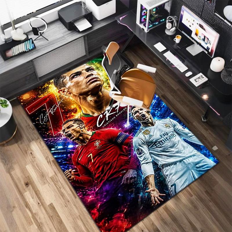 Cr7 Legacy Football Legend Carpet Doormat Printing Art Protective Pad Doormat
