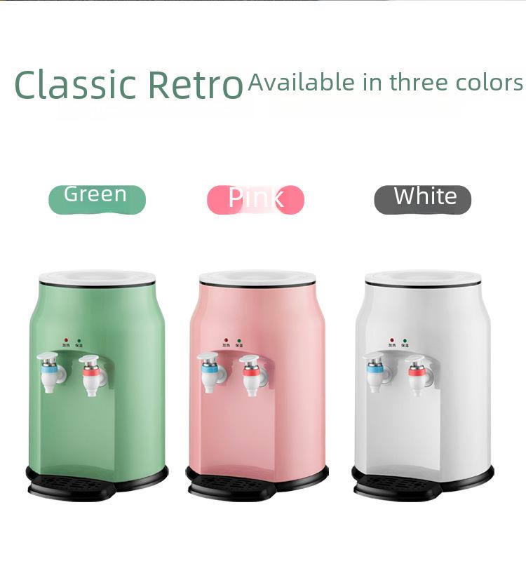 Компактный настольный диспенсер для воды — мини-холодильник и обогреватель для дома, общежития или офиса