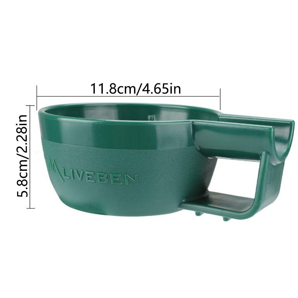 Portable Shaving Foam Bowl Plastic Shave Cream Cups Convenient Rim Shaving Mug Man