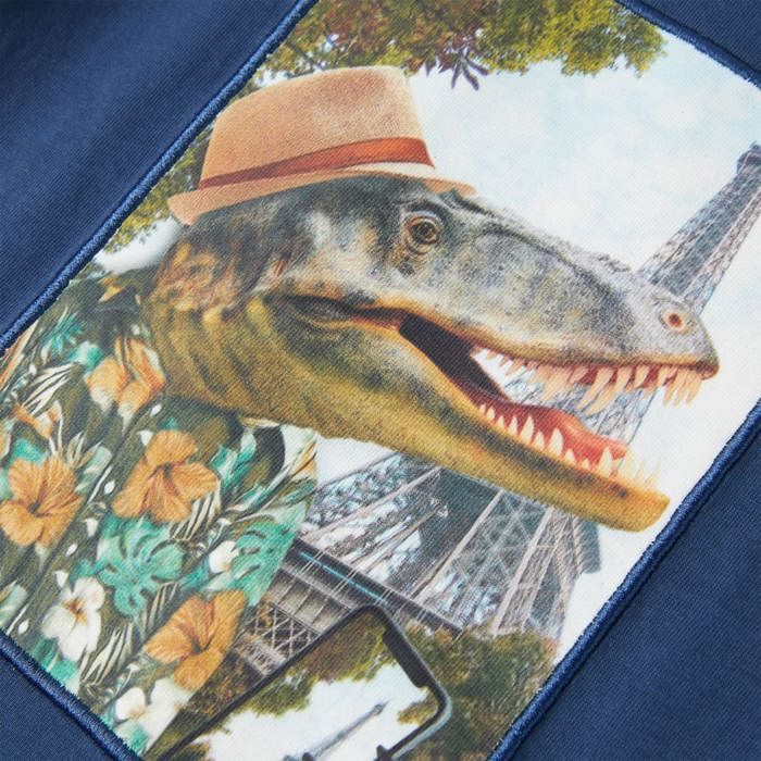 T-shirt pour enfants bleu foncé 92/104/116/128/140