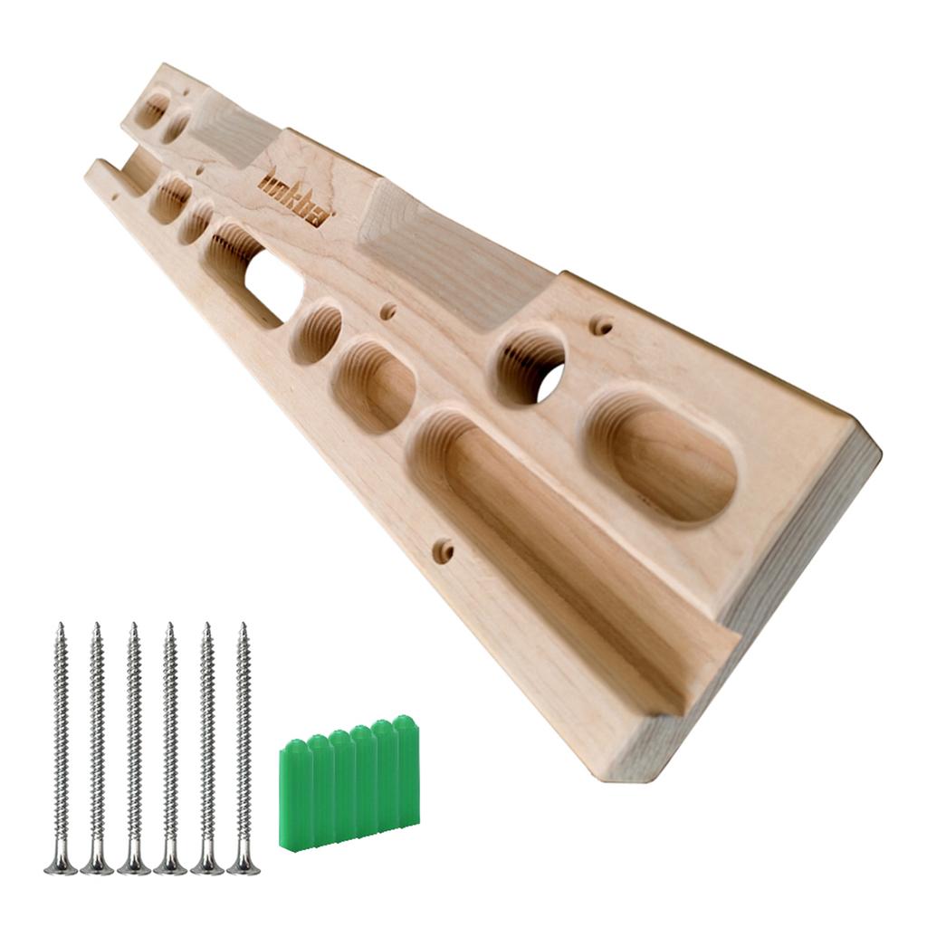 Wooden Hang Board Climbing Fingerboard Doorway Hand Strengthener Equipment for Training Finger Grip