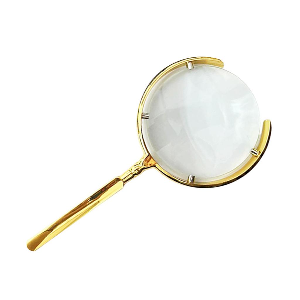 10X Magnifying Glass Handheld Eye Loupes Magnifier Magnifying Lens for Newspaper Reading Jewelry Coin Stamps Inspection