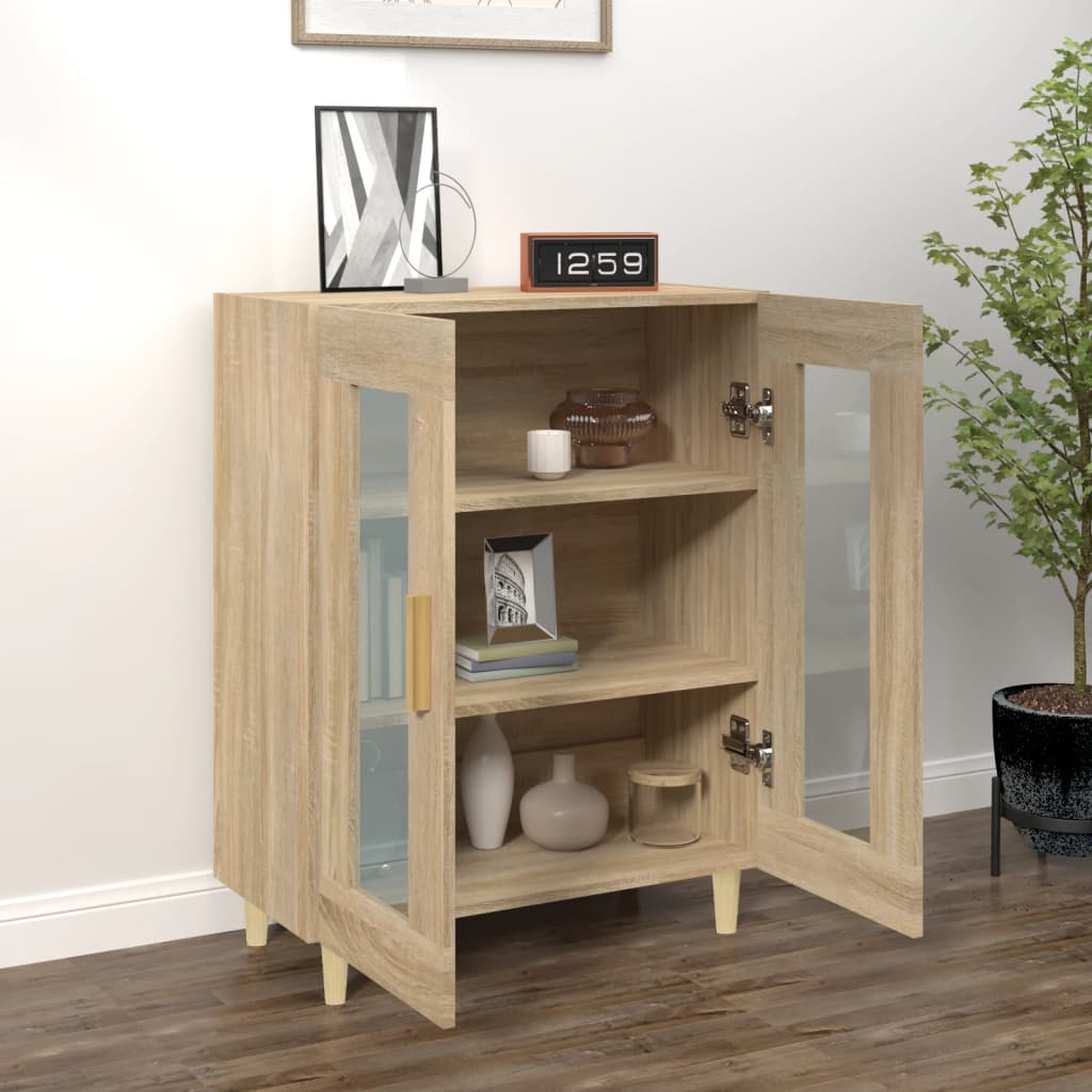 Sideboard in Sonoma Oak Finish 69.5 x 34 x 90 cm Engineered Wood