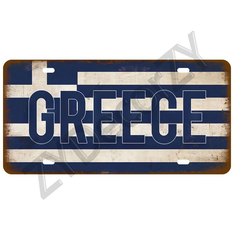 Флаг страны Жестяная табличка с флагом Франция Испания Германия Жестяная табличка для стены Домашний ресторан Ремесло Бар Декор Металлическая табличка Мексика США