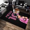 [Football Star Messi Printed Carpet] Non-slip Office Rug, Cozy Area Carprt for Living Room Use, Soft Home Sofa Chair Mat