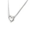 Altesse [N1834] - Белое серебряное колье «Любовь»