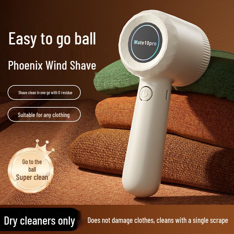 Pompom Lint Remover: Sweater De-piller & Hair Ball Suction Trimmer