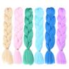 Женские Jumbo вязание крючком плетение Ombre Color Синтетические наращивания волос Kanekalon