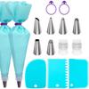 Silicone Cake Decorating Piping Bag & Nozzle Set