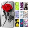 Luxury Painted Leather Case Wallet Book Style Protective Cover for Samsung Galaxy A26 A36 A16 A55 A56 A35 A24 A25 A15 A05 A05s/Samsung A15 A14 A04S