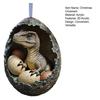 Yousheng Christmas Ornament Acrylic Animal Egg Tree Pendant 2D Chicken Duck Turtle Eggshell Farm Decorations Holiday Gift for Family Friends