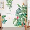 Plant Stickers Decorative Small Pattern Wall Painting 3D Three-dimensional Wallpaper Self-adhesive Wallpaper Background Wall Stickers