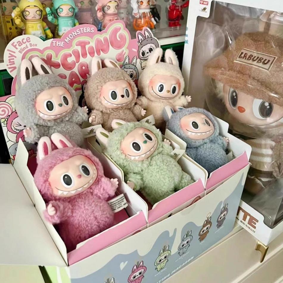 Labubu The Monsters Игрушки-сюрпризы Макарон Кавай Мешок-сюрприз Модель фигурки Мешок Подарок Высокое качество Милый Рождественский подарок 1:1 Реплика