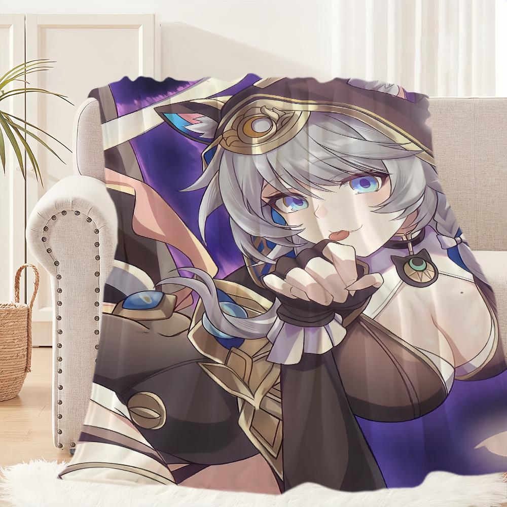 Шифр Honkai Star Rail Игровой Плед Плед для Дивана Дивана Путешествий Дома Походов Пикника Кровать Постельное белье Фланелевый Плед подарок на день рождения