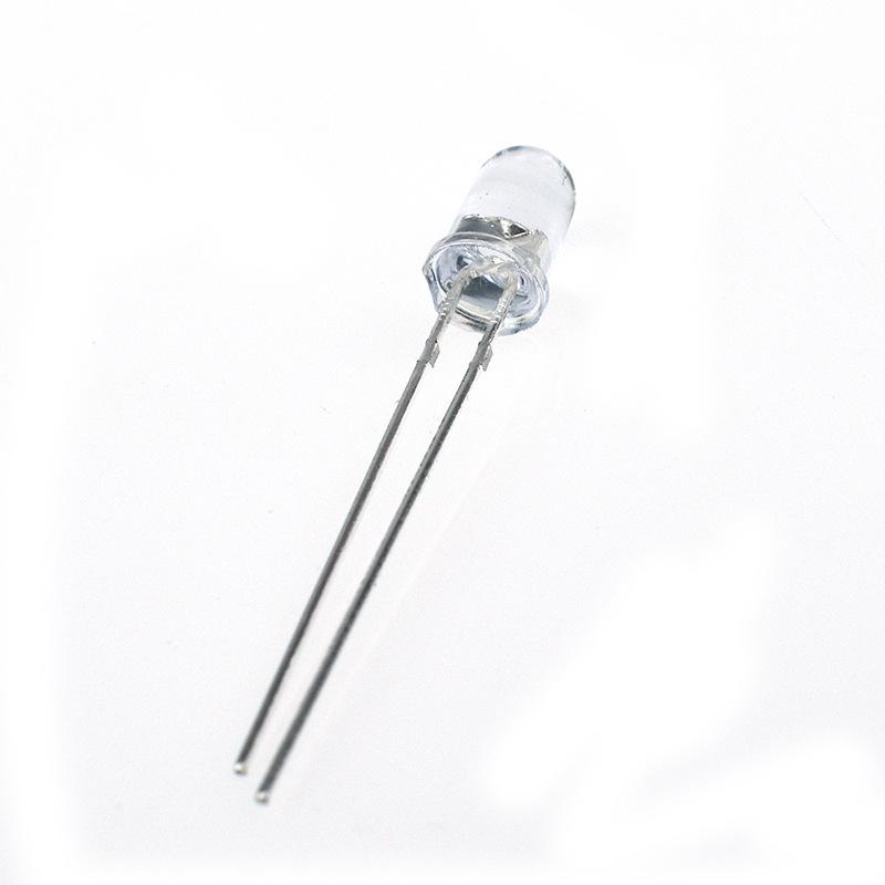3mm & 5mm Multicolor LED Diode Pack: Red, Green, Yellow, Blue, White - Straight Plug Lamp Beads Components.