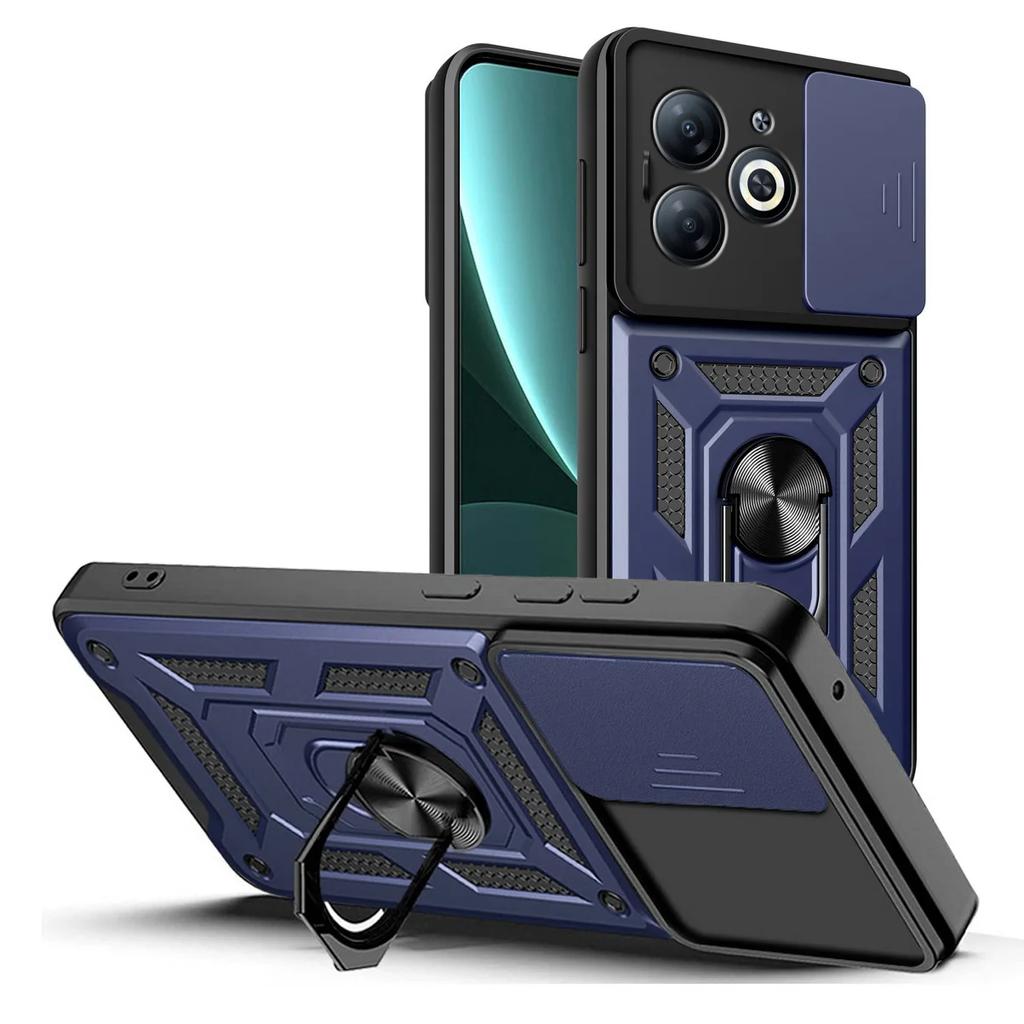 Camera Protect Case for Infinix NOTE Hot 40i 30 30i Hot 20 Play 12 11S NFC INFINIX Zero 30 5G 2023 Armor Hybrid Ring Back Cover