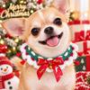 Jingle Bell Cat Bell Collar Knitted Yarn Cute Santa Hat Pet Christmas Hat  Pet Party
