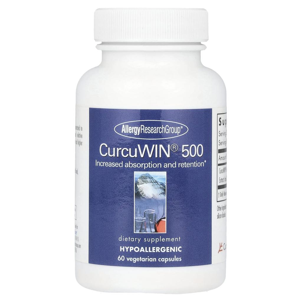 Allergy Research Group, CurcuWIN® 500, 60 Veggie Capsules