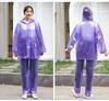 Raincoat and Rain Pants Set for Women, Thickened, Full-Body Storm-Proof, for Delivery Men, Electric Vehicle Use, One-Piece Work Raincoat