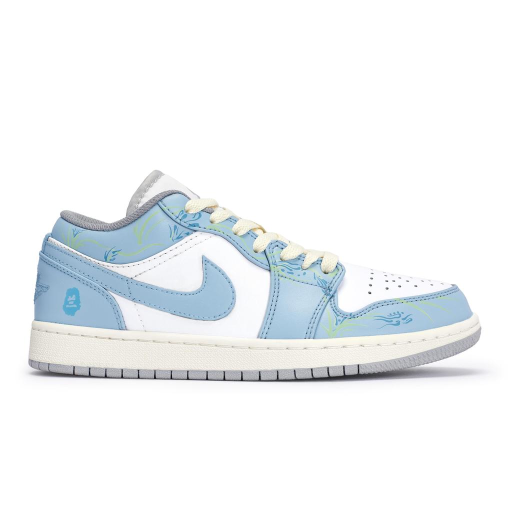 Jordan Air Jordan 1 Винтажные Баскетбольные Кроссовки Мужские Низкие Белые 553558-053(Team80-S-BOX)
