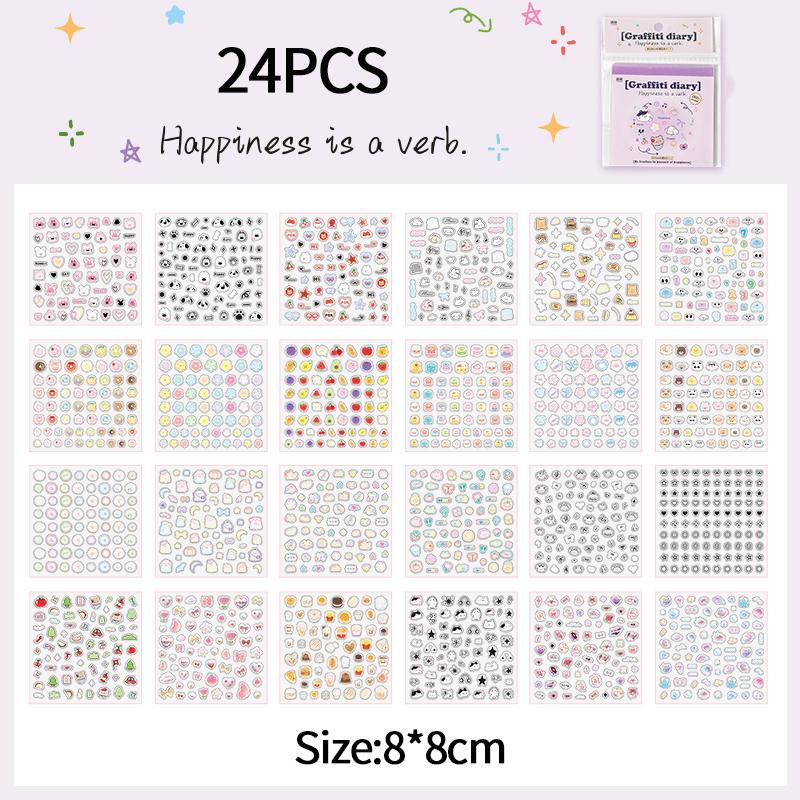 3D Bubble Stickers PP Butt Decorative Stickers Animals Bear Dog Sticker for DIY Scrapbook Phone Case Party Gift Puffy Stickers