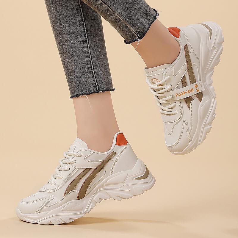 MCTIN Кроссовки на платформе. Женские вулканизированные туфли на толстой подошве. Женские массивные черные туфли.