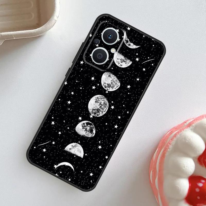 Чехол Луна Звезды Космос для OPPO Reno 11F 8T 4Z 5Z 4 6 7 8 5 Lite 10 Pro OPPO Find X2 X3 Lite X5 X6 Pro