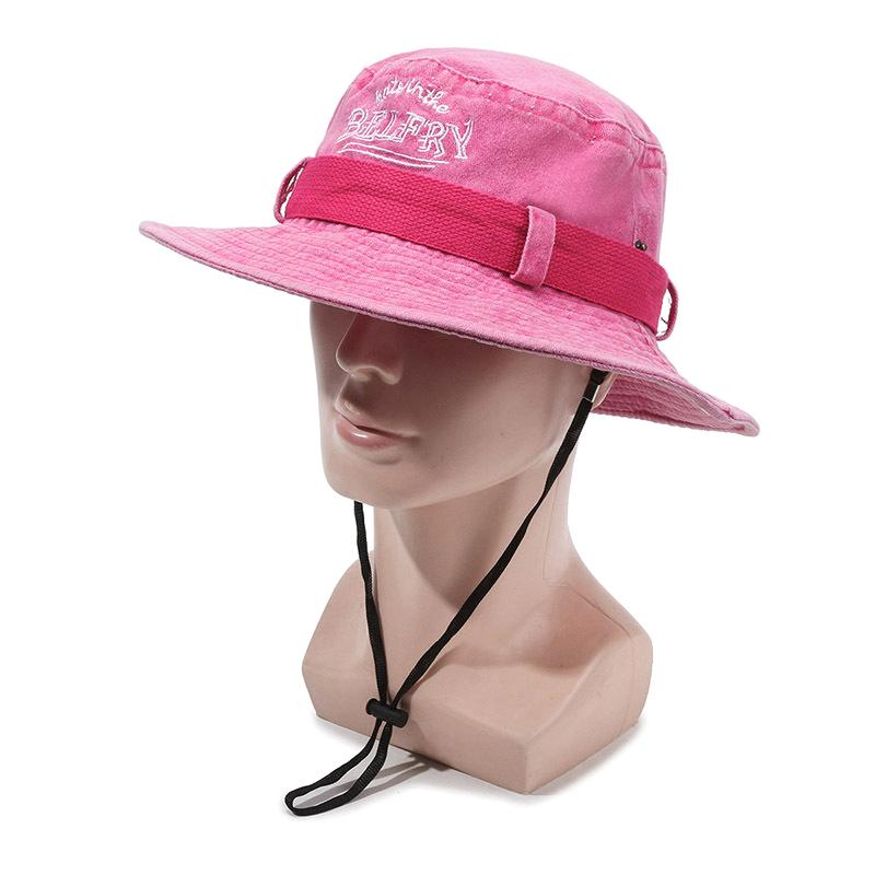 Моющаяся рыболовная шляпа с вышитым алфавитом, повседневная шляпа, туристическая альпинистская шляпа, ремешок, ветрозащитная веревка