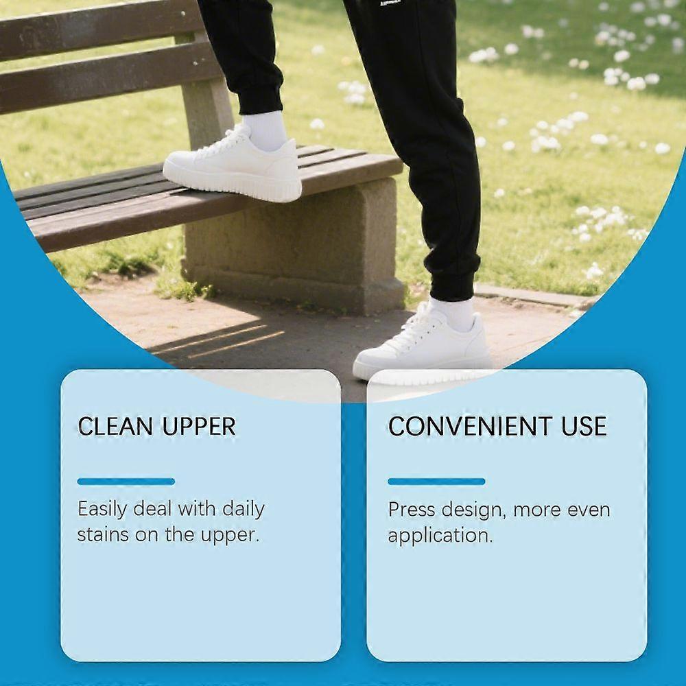 White Sneaker Cleaner: Gently Protects and Cleans Dirt on Shoe Surfaces, Easy to Use