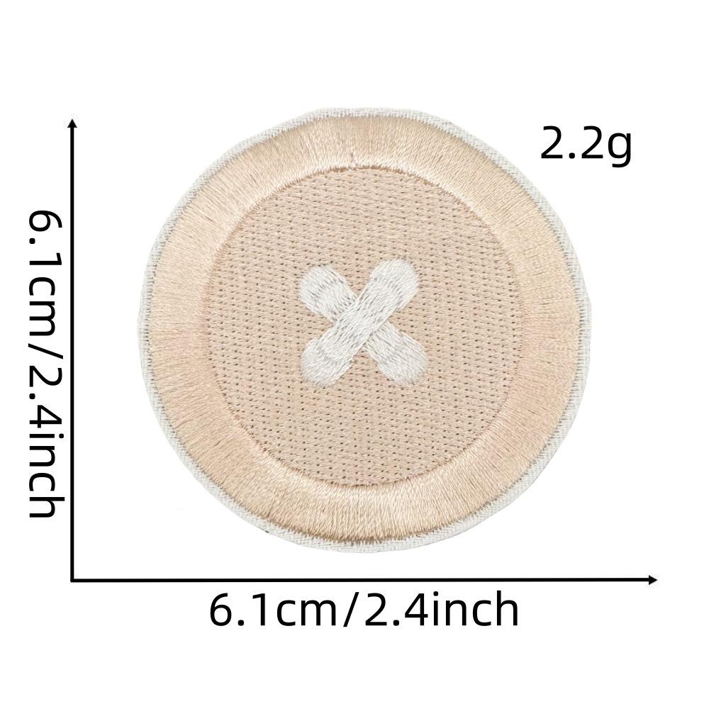 Милая однотонная мультяшная вышивка, тканевая наклейка, компьютерная вышивка, приутюживаемая тканевая наклейка, вышитая нашивка, модель с термоклеем