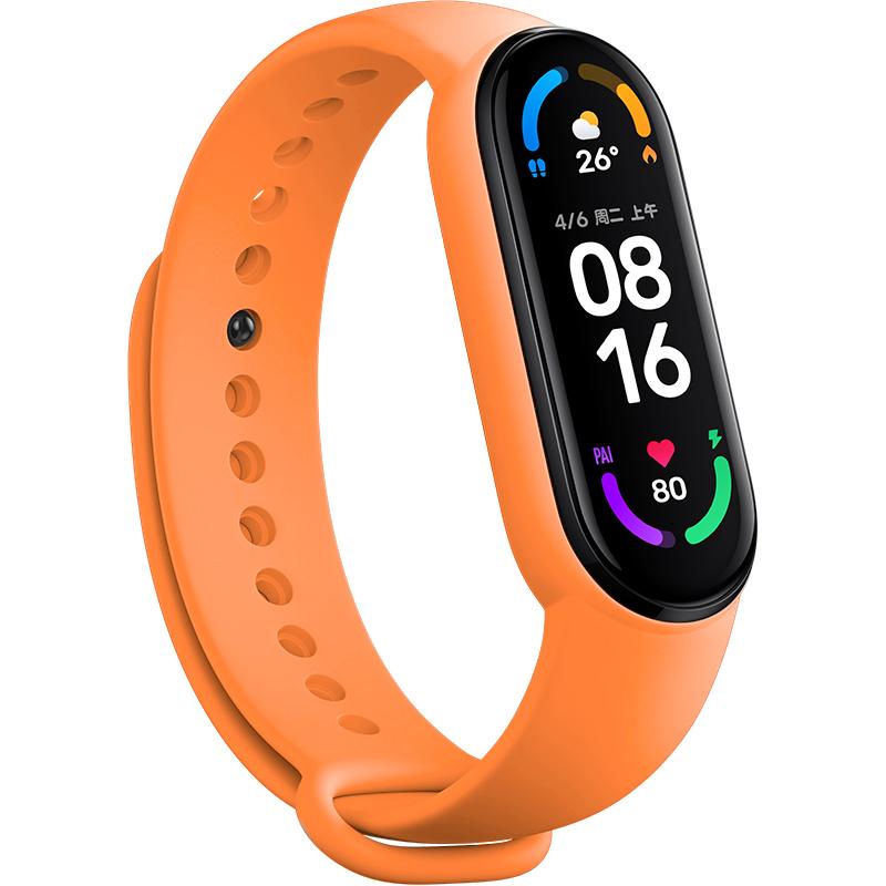Ремешок для Xiaomi Mi Band 6 7 браслета Спортивный силиконовый ремешок для часов Miband band6 band4 correa Для Xiaomi mi band 3 4 5 7 ремешки