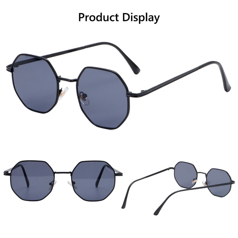 Аксессуары для весенних каникул, многоугольные солнцезащитные очки, мужские солнцезащитные очки, шестиугольные солнцезащитные очки для женщин